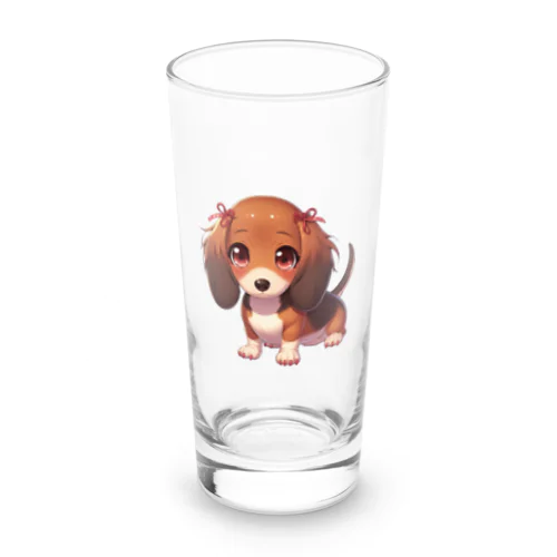 ミニチュアダックス　女の子　アイテム Long Sized Water Glass