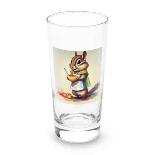 可愛らしいシマリス Long Sized Water Glass