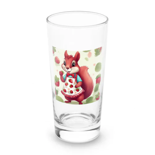 可愛らしいシマリス Long Sized Water Glass