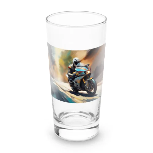 風を切るライダー Long Sized Water Glass