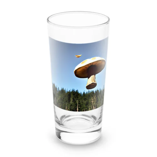 空飛ぶキノコ Long Sized Water Glass