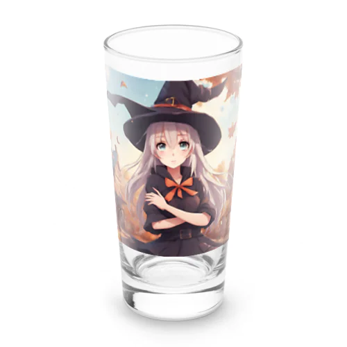 秋の魔女っ子さん Long Sized Water Glass