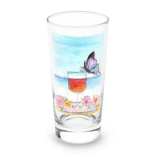 海辺のCafeテラス Long Sized Water Glass
