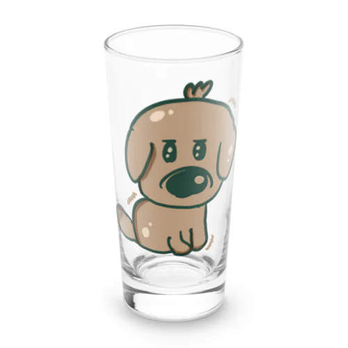 ふんばるわんこ Long Sized Water Glass