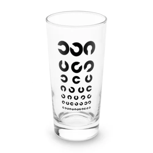 視力検査デザイン Long Sized Water Glass