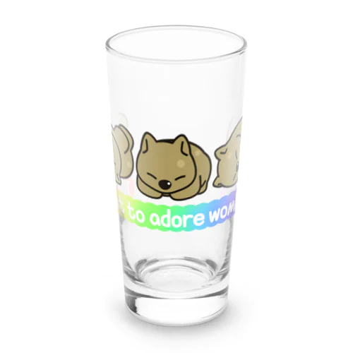 ウォンバットを愛でたいグッズ2 Long Sized Water Glass