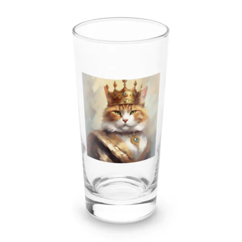 ブルーダイヤモンドの猫王 Long Sized Water Glass