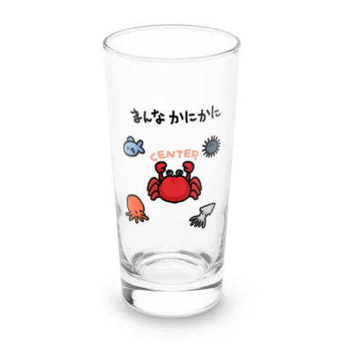 まんなかにかに Long Sized Water Glass