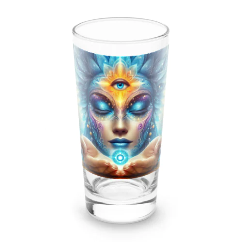 Mystical Meditation Long Sized Water Glass