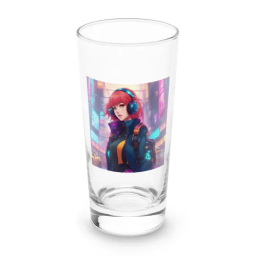 サイバー女子 Long Sized Water Glass