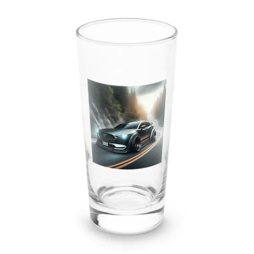 Custom CX-8 Attacked Winding Road Long Sized Water Glass