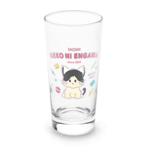 RETRO POP SHOSHI NEKO NI ENGAWA SINCE 2023 Long Sized Water Glass