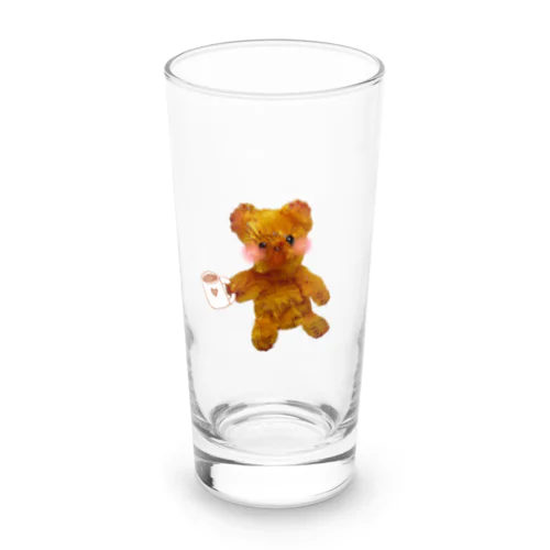 クマのドリンクたいむ Long Sized Water Glass