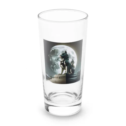 月夜の狛犬 Long Sized Water Glass