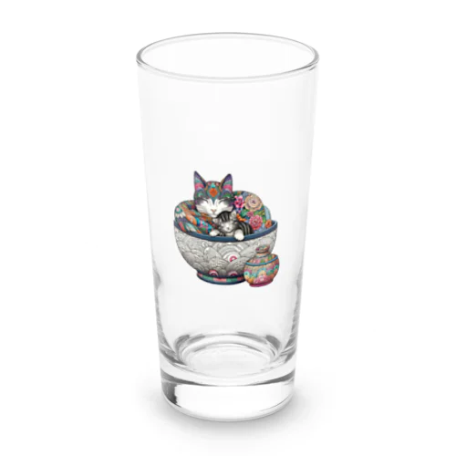 和柄ねこ　親子鍋 Long Sized Water Glass