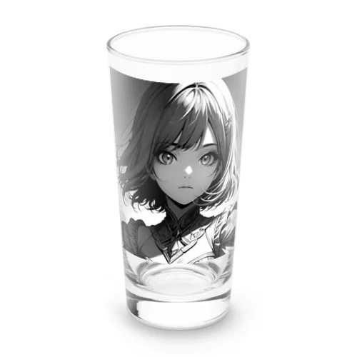 モノクロ美少女 Long Sized Water Glass