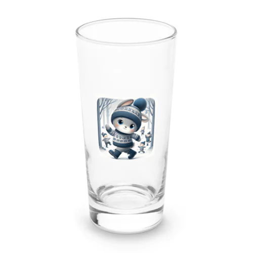 冬のうさぎくん Long Sized Water Glass