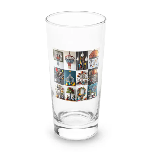 色んなスポーツ　ボール　道具　おしゃれ Long Sized Water Glass