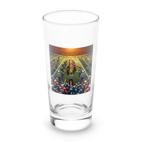 色んなスポーツ　ボール　道具　おしゃれ　アメフト　バスケ Long Sized Water Glass