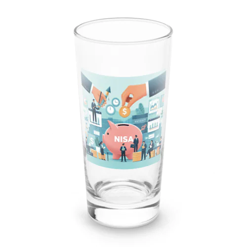 NISAは積立分散投資！ Long Sized Water Glass