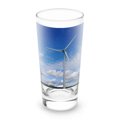 青い空と風車 Long Sized Water Glass