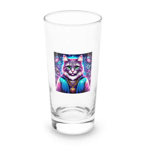 イケ猫DJ Long Sized Water Glass