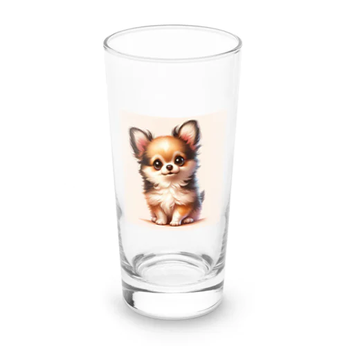 ふわふわなチワワ Long Sized Water Glass