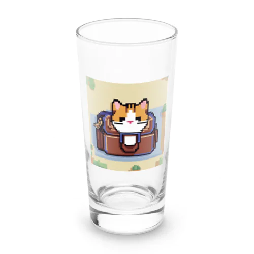 ハンドバッグの中に隠れている猫 Long Sized Water Glass