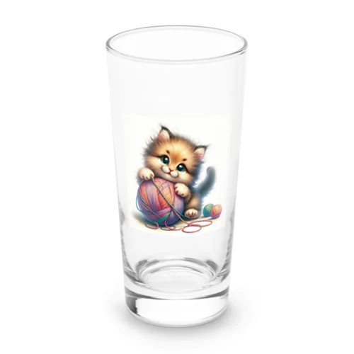 子猫　イラスト Long Sized Water Glass