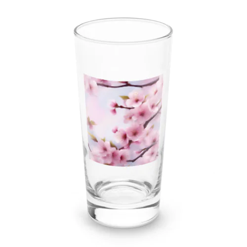 桜色の幸せなひととき Long Sized Water Glass