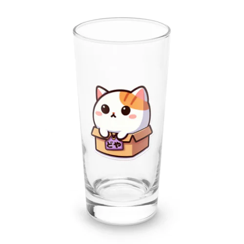 どや猫シリーズ Long Sized Water Glass