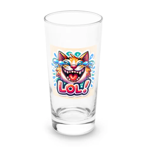 笑い猫 Long Sized Water Glass