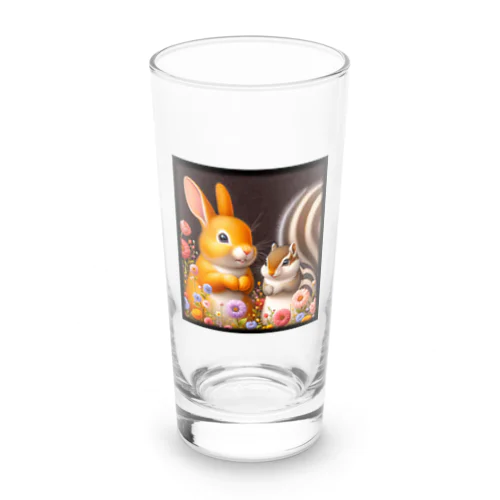 ウサギとシマリス Long Sized Water Glass