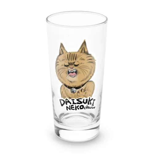 だいすきねこちゃん Long Sized Water Glass