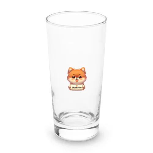 【ぽめちい】シリーズ （Thanks バージョン） Long Sized Water Glass