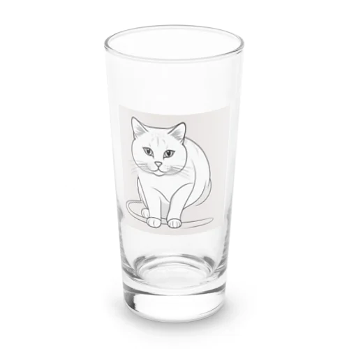 ブリティッシュショートヘア     猫 Long Sized Water Glass