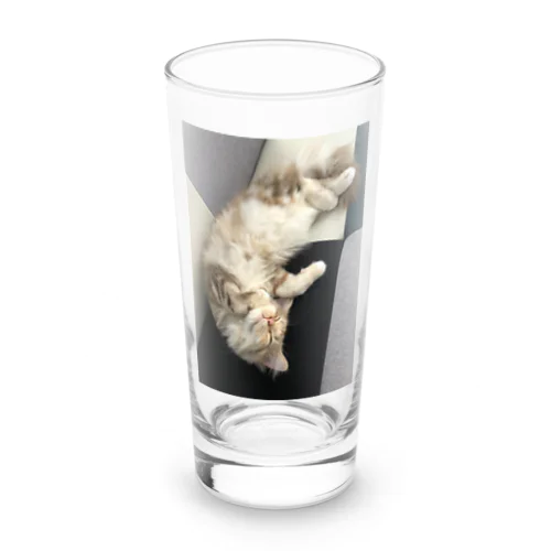 福猫ベルちゃんの開運グッズ Long Sized Water Glass