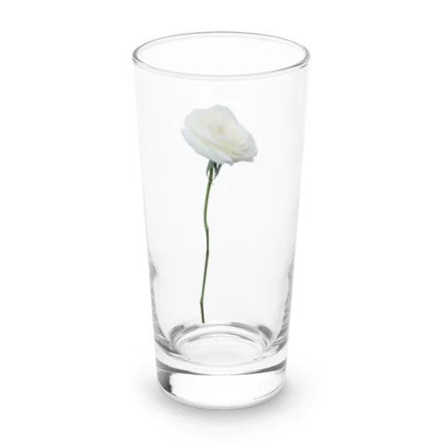 バラ　ワンポイント Long Sized Water Glass