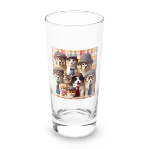 ワンニャンファミリー🐾 Long Sized Water Glass