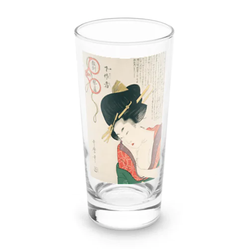 浮世絵：喜多川歌麿_＜教訓親の目鑑＞ Long Sized Water Glass