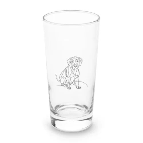 オシャレワンちゃん Long Sized Water Glass