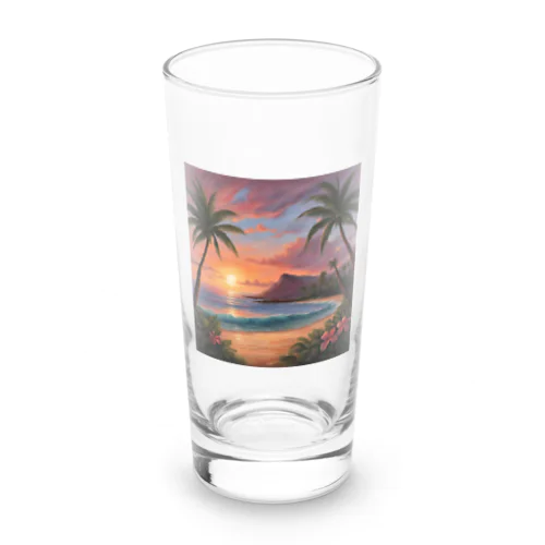 ハワイの夕陽 Long Sized Water Glass