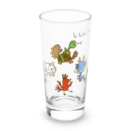 画伯チック四神 Long Sized Water Glass