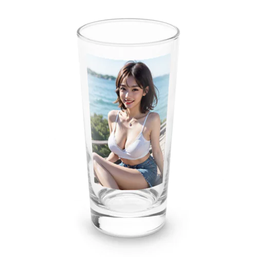 九十九里の塩風を感じて Long Sized Water Glass