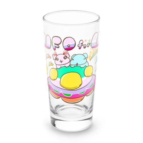 UFO for U（未確認飛行物体をあなたに。）　背景プラス Long Sized Water Glass