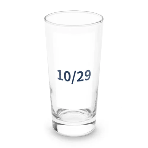 日付グッズ　10/29バージョン Long Sized Water Glass