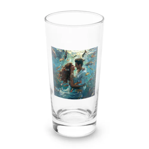 人魚姫と王子の微笑み アメジスト 2846 Long Sized Water Glass