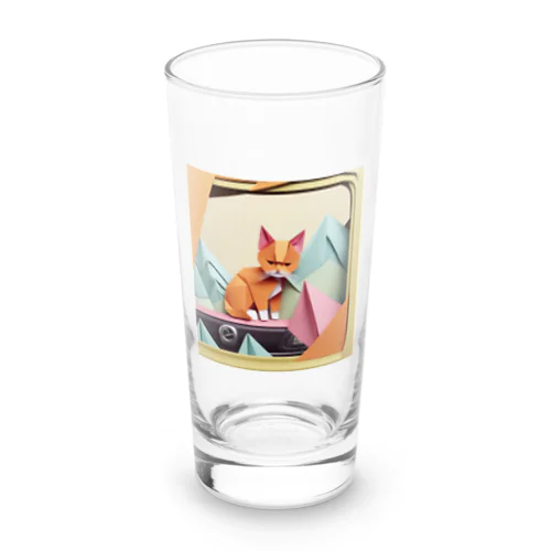 車とこねこ Long Sized Water Glass