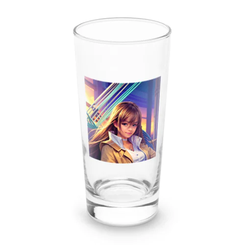 可愛い女の子 Long Sized Water Glass