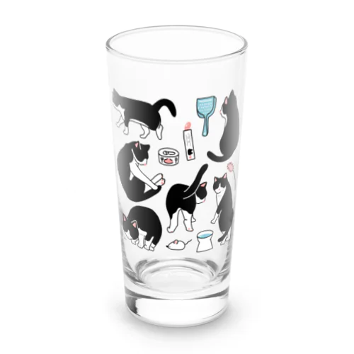 はちわれたネコ Long Sized Water Glass